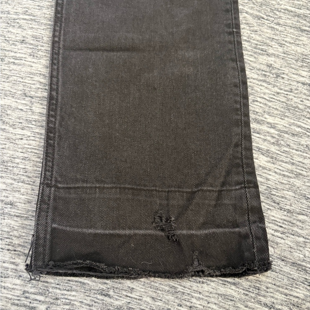 Gap Jeans Distressed Denim Cheeky Straight High Rise Size 10/30 Tall - Picture 2 of 6